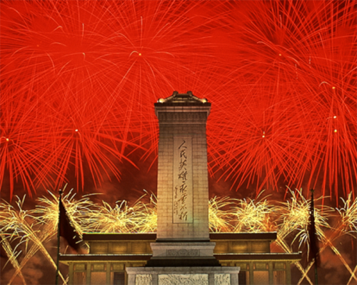 1999年国庆50周年天安门烟花燃放